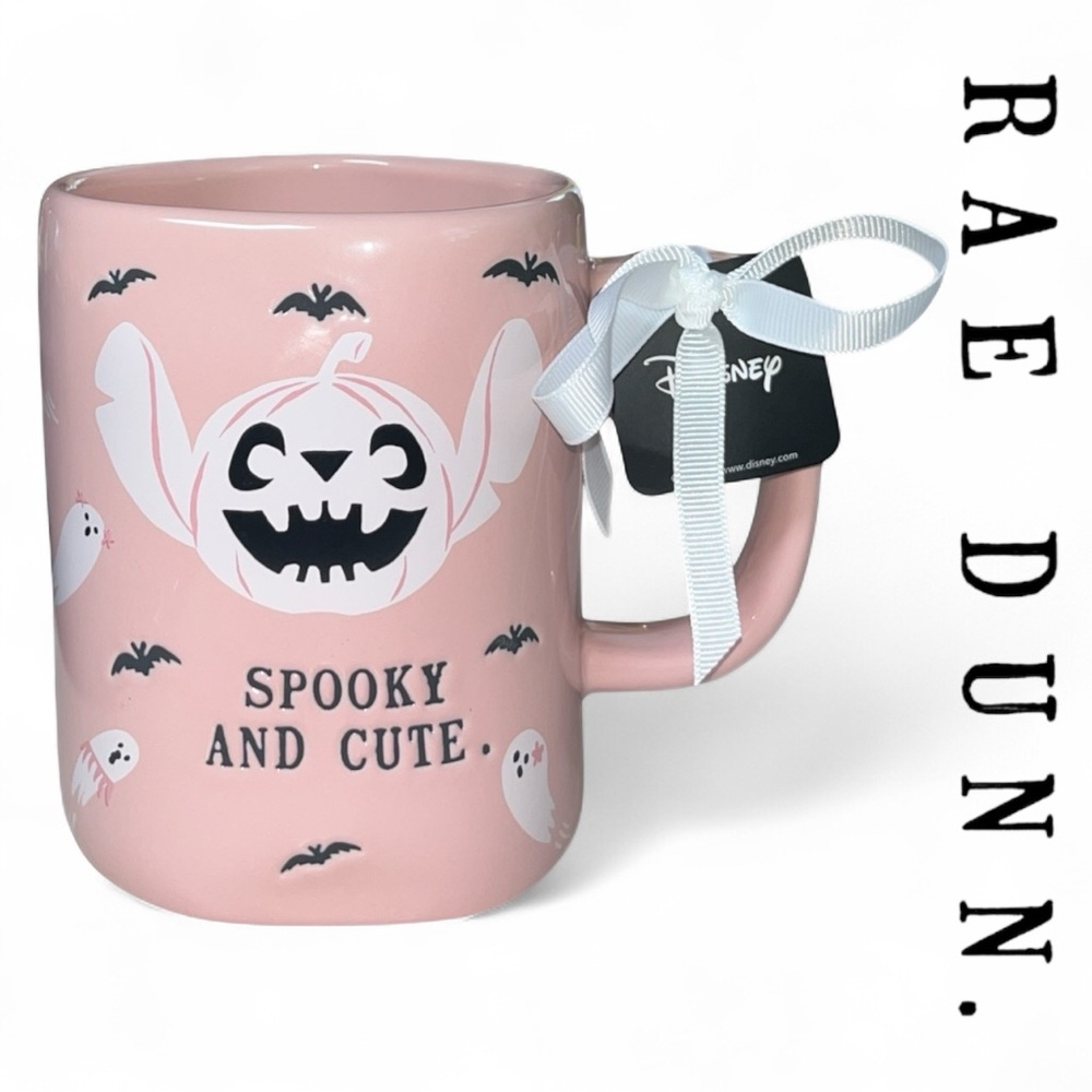 Rae Dunn X Disney Spooky And Cute Halloween Stitch All Around Graphic Mug